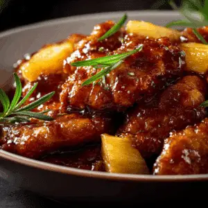 Delicious Brown Sugar Pineapple Chicken