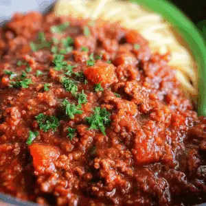 Homemade Meat Sauce