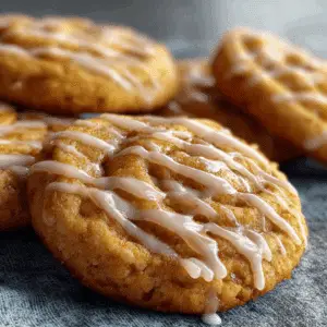 Honey Bun Cookies with Sweet Honey Butter Glaze