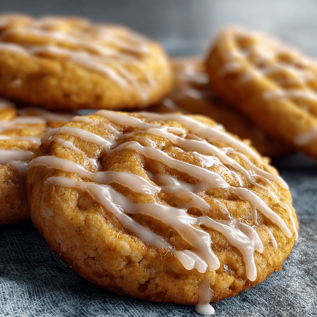 Honey Bun Cookies with Sweet Honey Butter Glaze