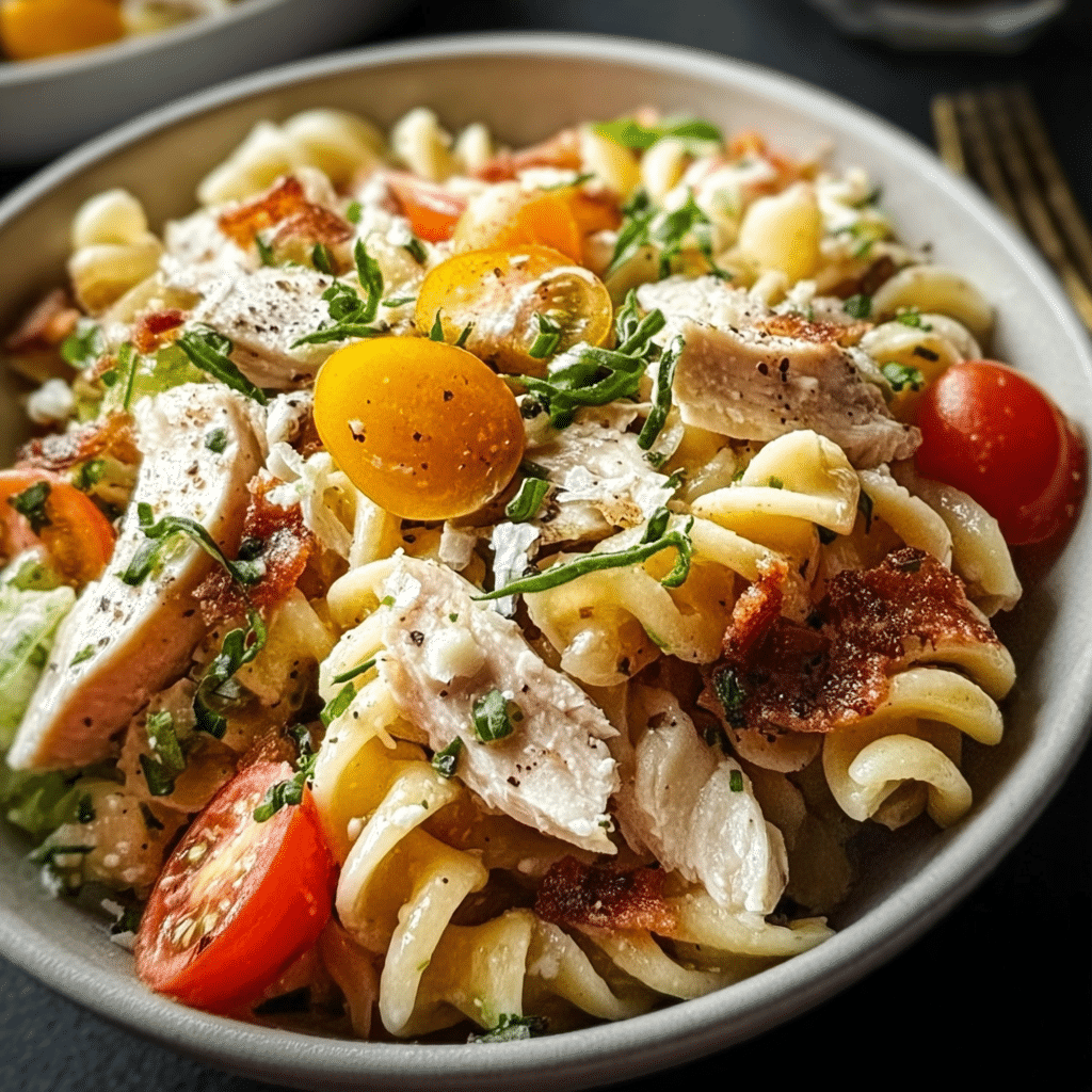 Italian Chicken Pasta Salad