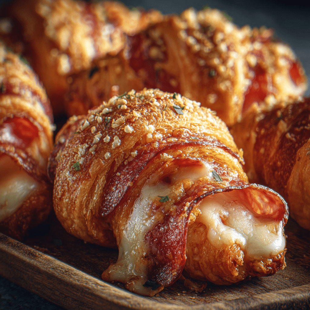 Make Delicious Mozzarella Pepperoni Croissant Rolls Today