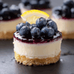 Mini Blueberry Lemon Cheesecake