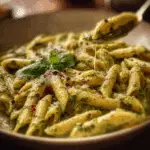 One Pot Creamy Pesto Sauce Pasta