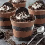 oreo chocolate mousse cups