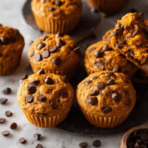 Pumpkin Chocolate Chip Muffins - Almond Butter Recipes