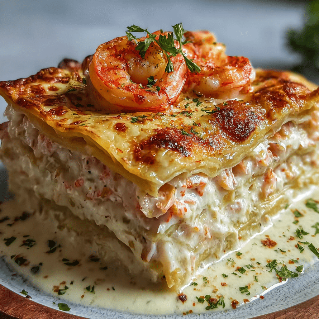 Shrimp Crab Lasagna
