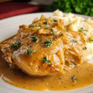 Slow Cooker Chicken and Gravy