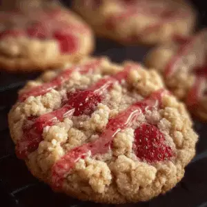Strawberry Crunch Cookies