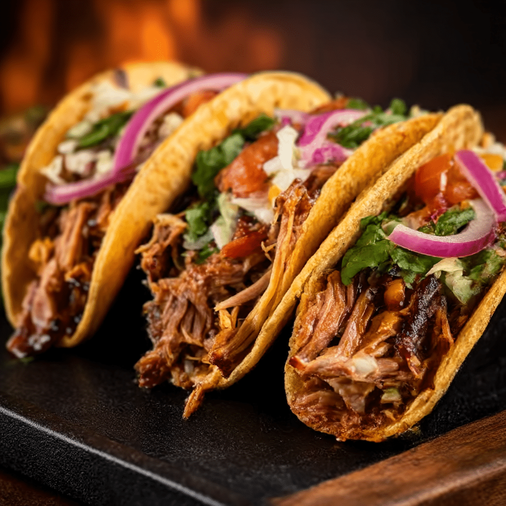 Tyler Smith’s Barbecue Smash Tacos