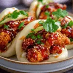 Crispy Korean Fried Chicken Bao Buns Bliss