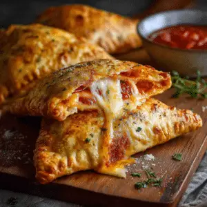 Easy Cheesy Pizza Pockets Recipe