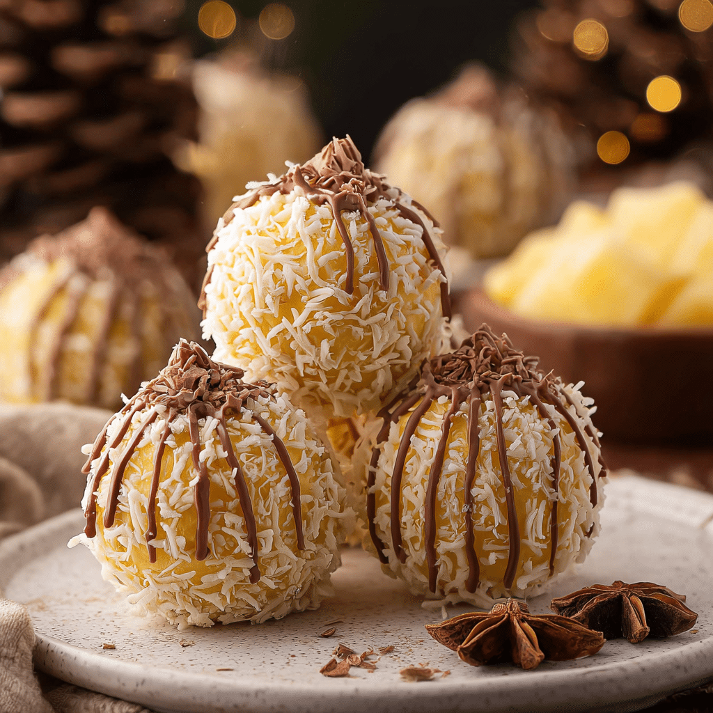Pineapple Christmas Balls