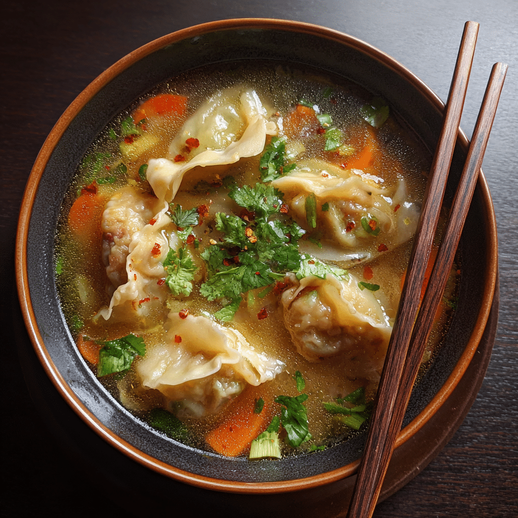 Quick and Delicious Potsticker Soup