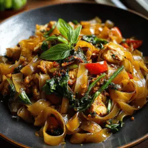 Street Style Thai Drunken Noodles